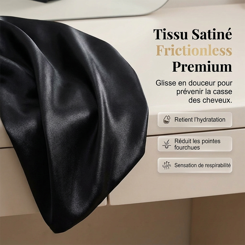 🌙 50% OFF! ✨ Extra-Long Satin Sleep Bonnet – Ultra-Smooth Satin Sleep Surface, Extra-Long Roomy Bonnet Design, Adjustable Tie Loop Closure & Natural Heatless Overnight Curls – 4 Colors 💤