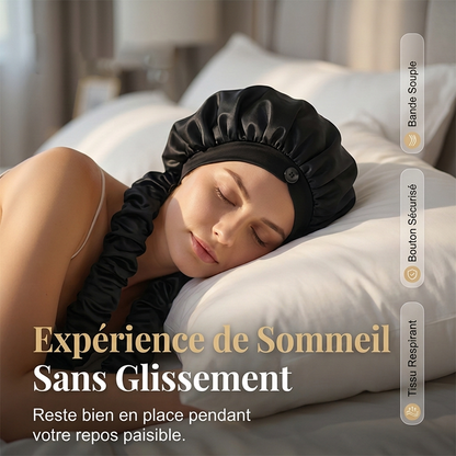 🌙 50% OFF! ✨ Extra-Long Satin Sleep Bonnet – Ultra-Smooth Satin Sleep Surface, Extra-Long Roomy Bonnet Design, Adjustable Tie Loop Closure & Natural Heatless Overnight Curls – 4 Colors 💤