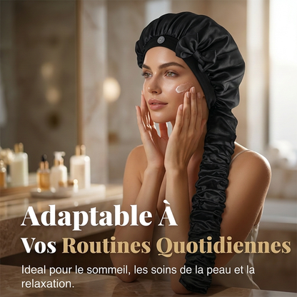 🌙 50% OFF! ✨ Extra-Long Satin Sleep Bonnet – Ultra-Smooth Satin Sleep Surface, Extra-Long Roomy Bonnet Design, Adjustable Tie Loop Closure & Natural Heatless Overnight Curls – 4 Colors 💤