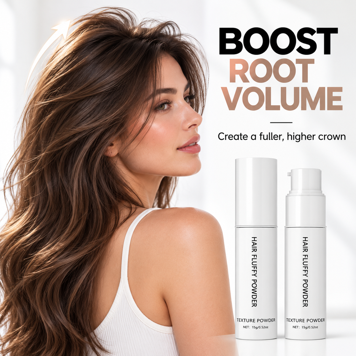 Instant Hair Volumizing Powder Spray for Oily Roots and Flat Hair