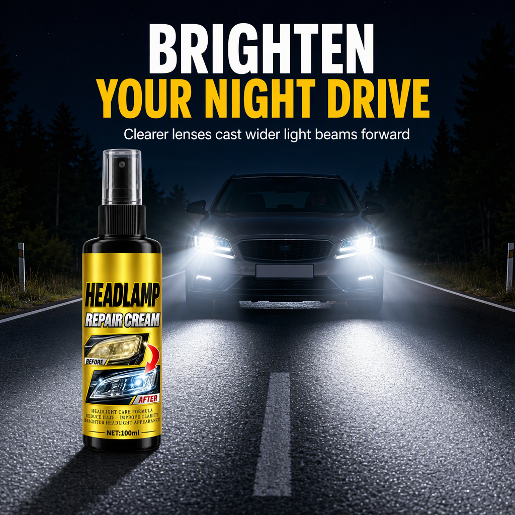 Car Headlight Restoration Spray for Car Light Repair and Renovation