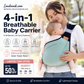 ⏳Time-Limited Special⏰4-in-1 Breathable Baby Carrier – 0-36 Months, Front/Back/Facing In/Out – Hands-Free Comfort for Parent & Baby! ✨