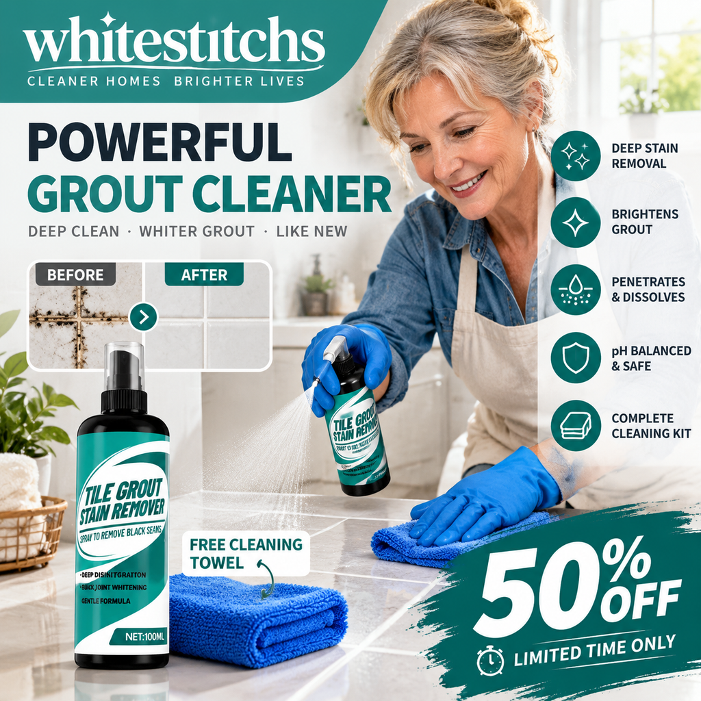 🧴✨ Tile Cleaner – One spray removes mold and stains, cleans grout and tiles – Cash on delivery ✅