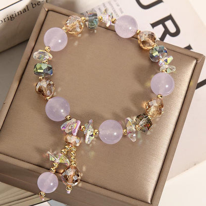 Natural Amethyst Water Drop Bracelet ( 10 Styles )