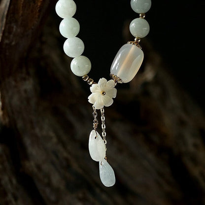 Icy Heart - Natural Jadeite Bracelet