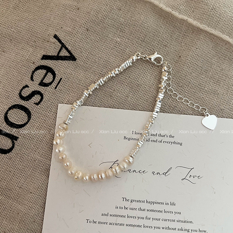 Pearl Necklace and Earring Set
