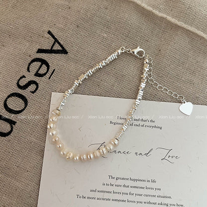 Pearl Necklace and Earring Set