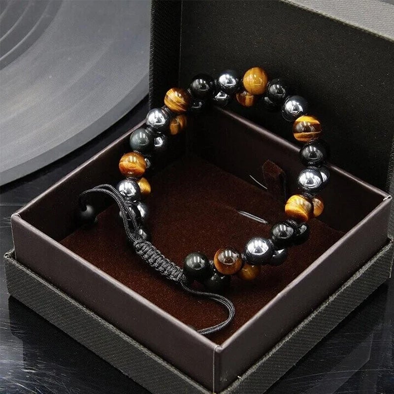 Tiger Power - Natural Tiger Eye Onyx Bracelet