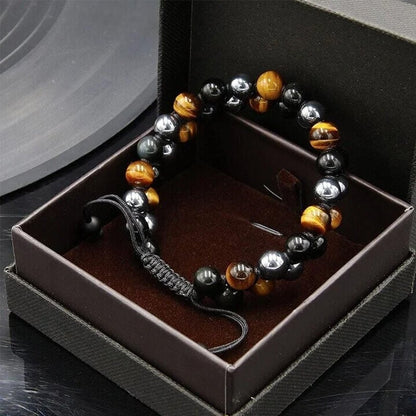Tiger Power - Natural Tiger Eye Onyx Bracelet
