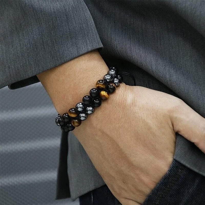 Tiger Power - Natural Tiger Eye Onyx Bracelet