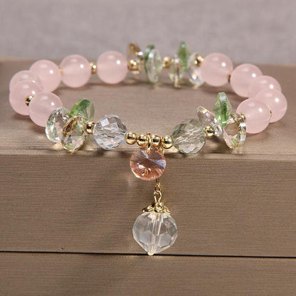 Natural Amethyst Water Drop Bracelet ( 10 Styles )