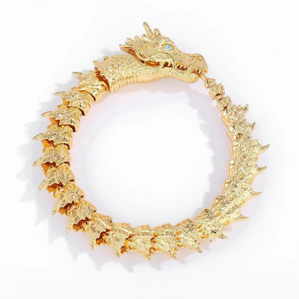 Dragon Head Premium Sterling Silver Bracelet - Bring you fortune and good luck!