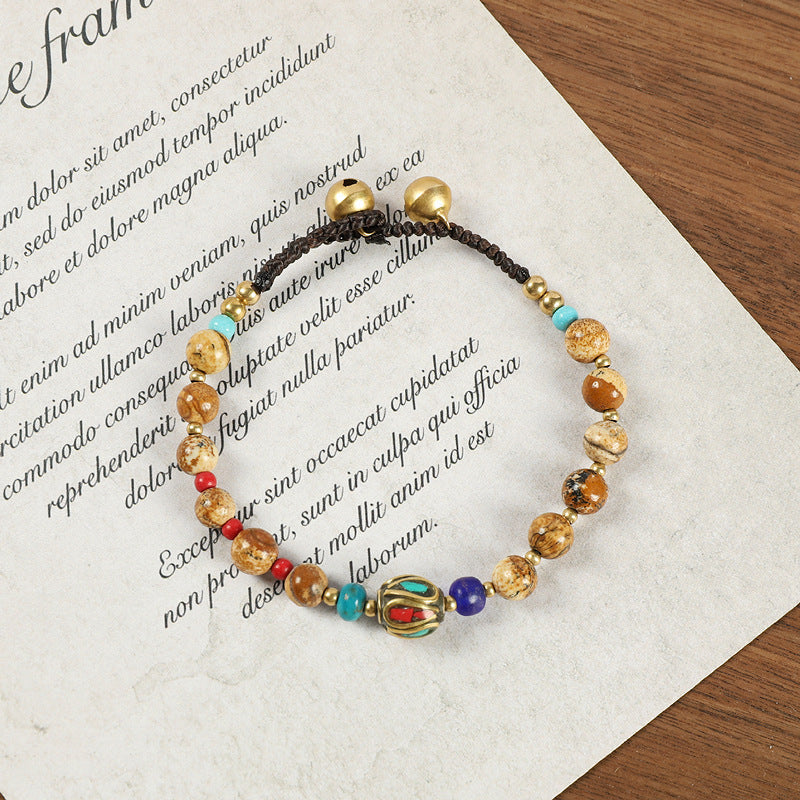 Nepalese Copper Bead Bracelet (8 styles)