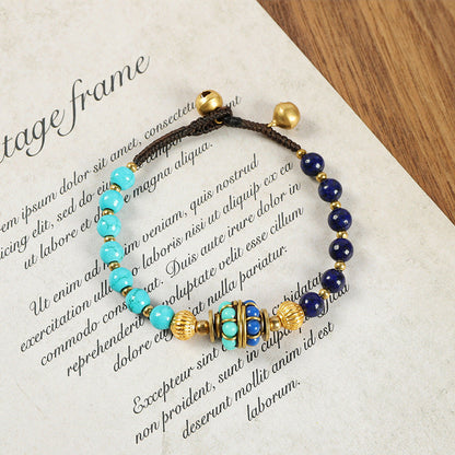 Nepalese Copper Bead Bracelet (8 styles)