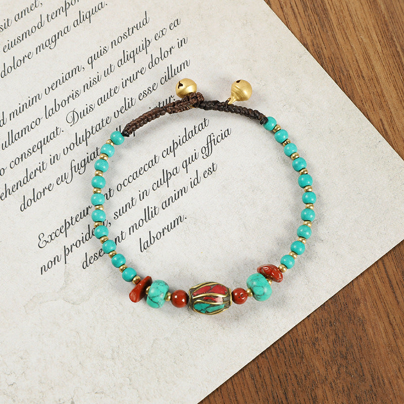 Nepalese Copper Bead Bracelet (8 styles)