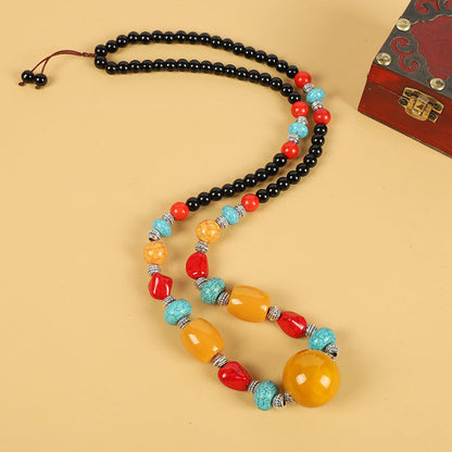 Tibetan Turquoise Dzi Pendant ( 7 Styles )