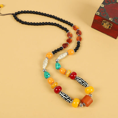 Tibetan Turquoise Dzi Pendant ( 7 Styles )