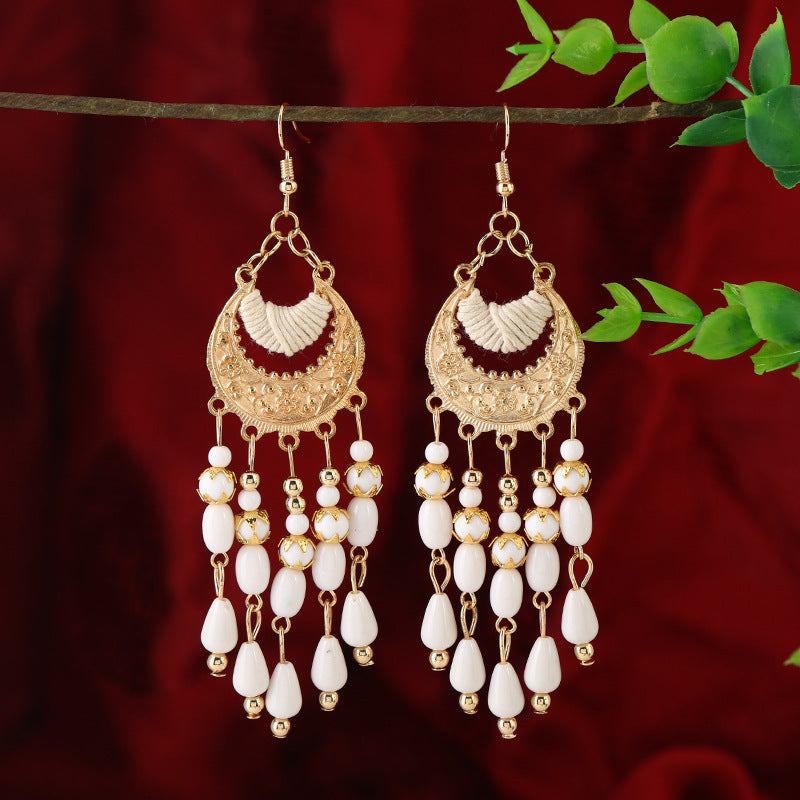 Boho Ethnic Tassel Earrings (4 styles)