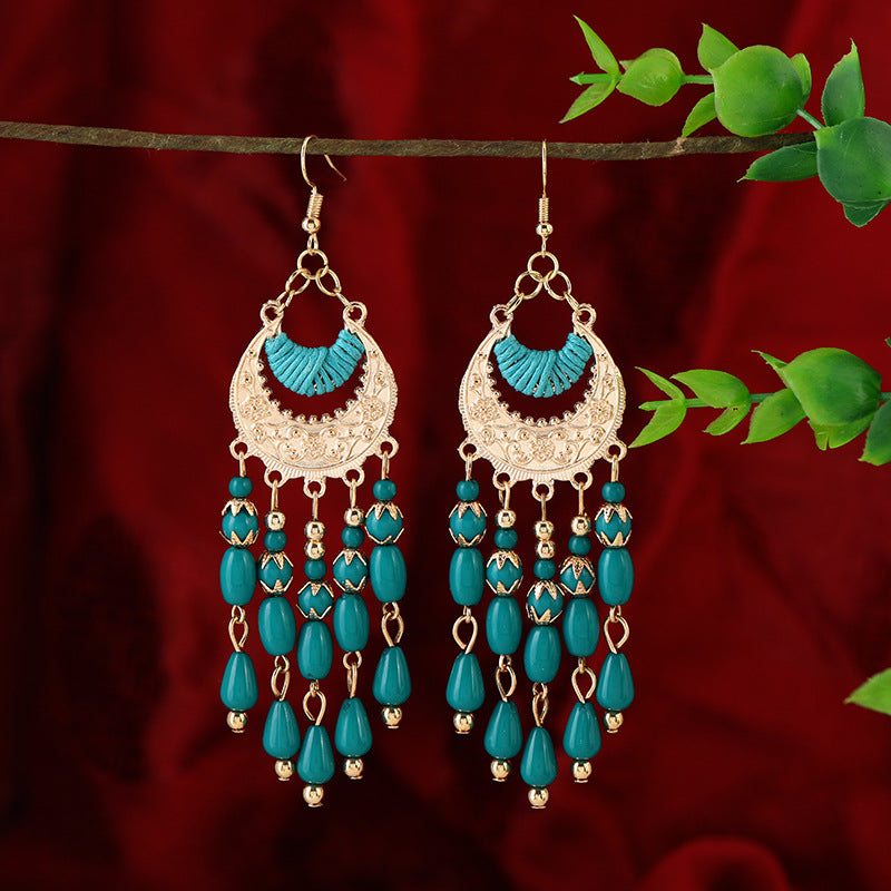 Boho Ethnic Tassel Earrings (4 styles)