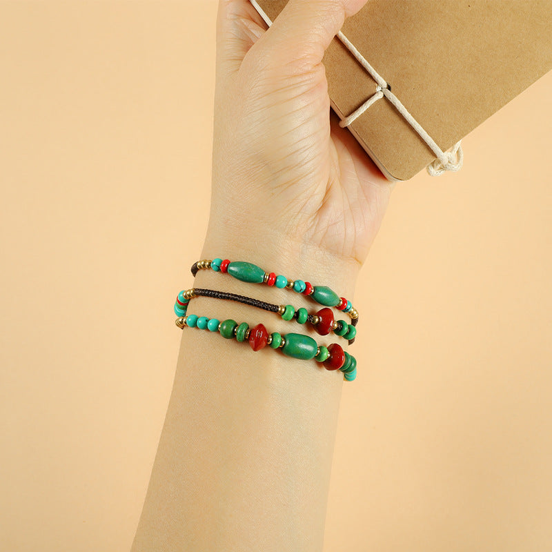 Turquoise Multi Layers Bracelet