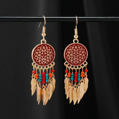 Dreamcatcher Tassel Earrings（3 styles）