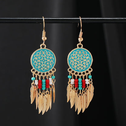 Dreamcatcher Tassel Earrings（3 styles）