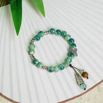 [Exclusive gift] Vintage ceramic beads bracelet