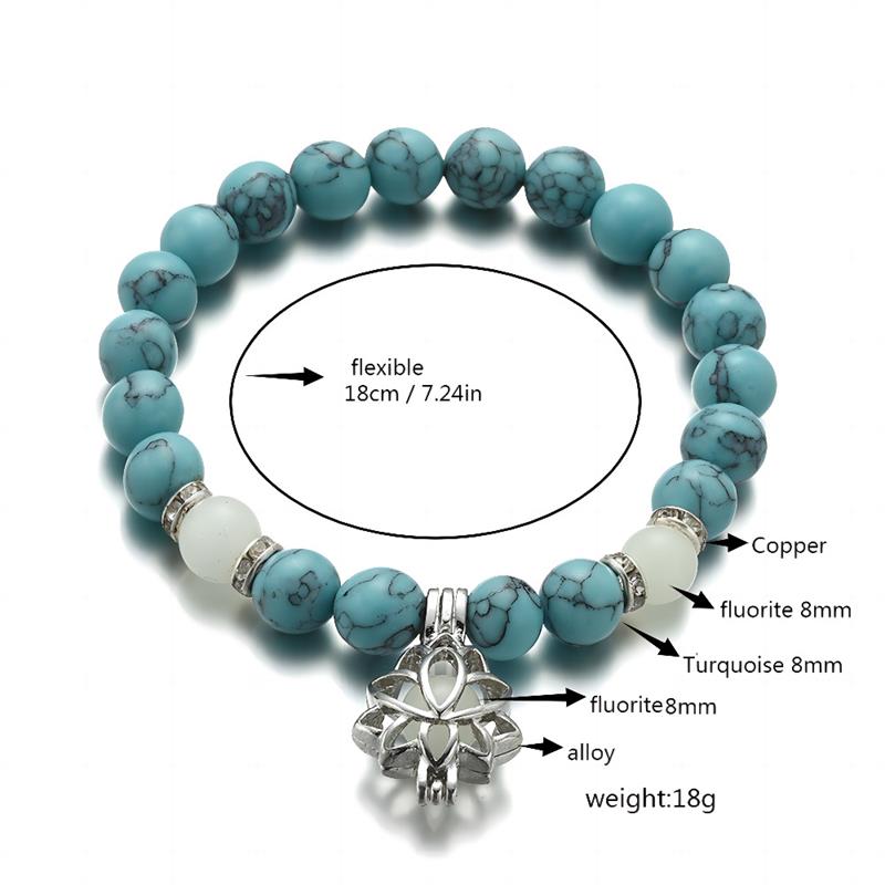 Turquoise Luminous Bracelet -- （Starlight in the palm of one's hand）
