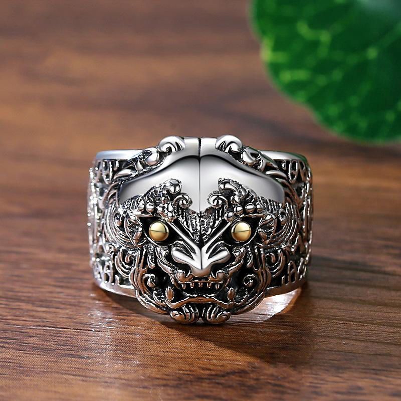 Men's Vintage Beast Brave Ring
