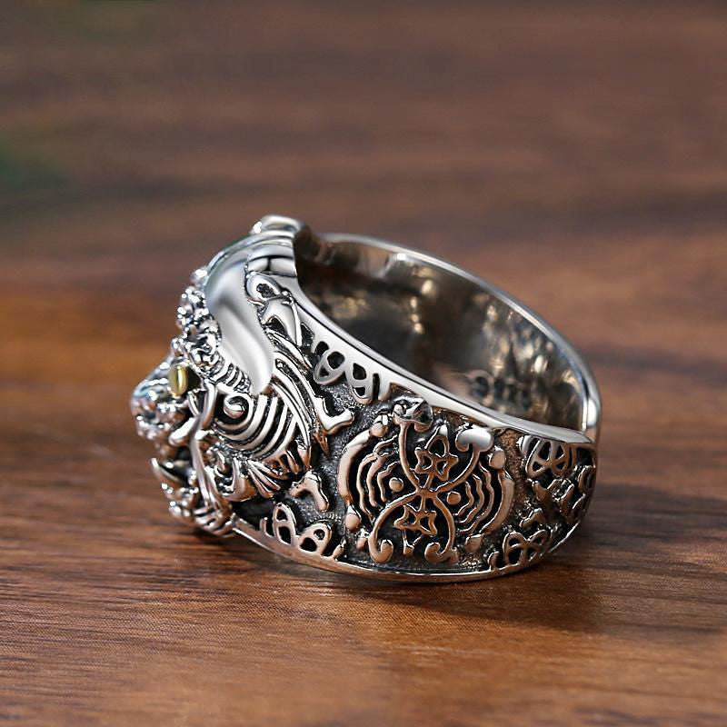 Men's Vintage Beast Brave Ring