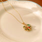 Luxury Floral Pendant Necklace, Earrings and Bracelet