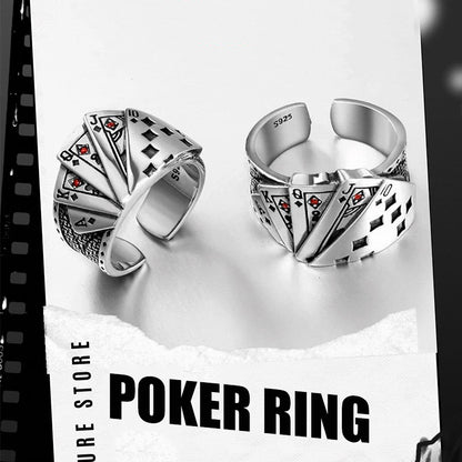 The God of Fortune favors -- POKER RING