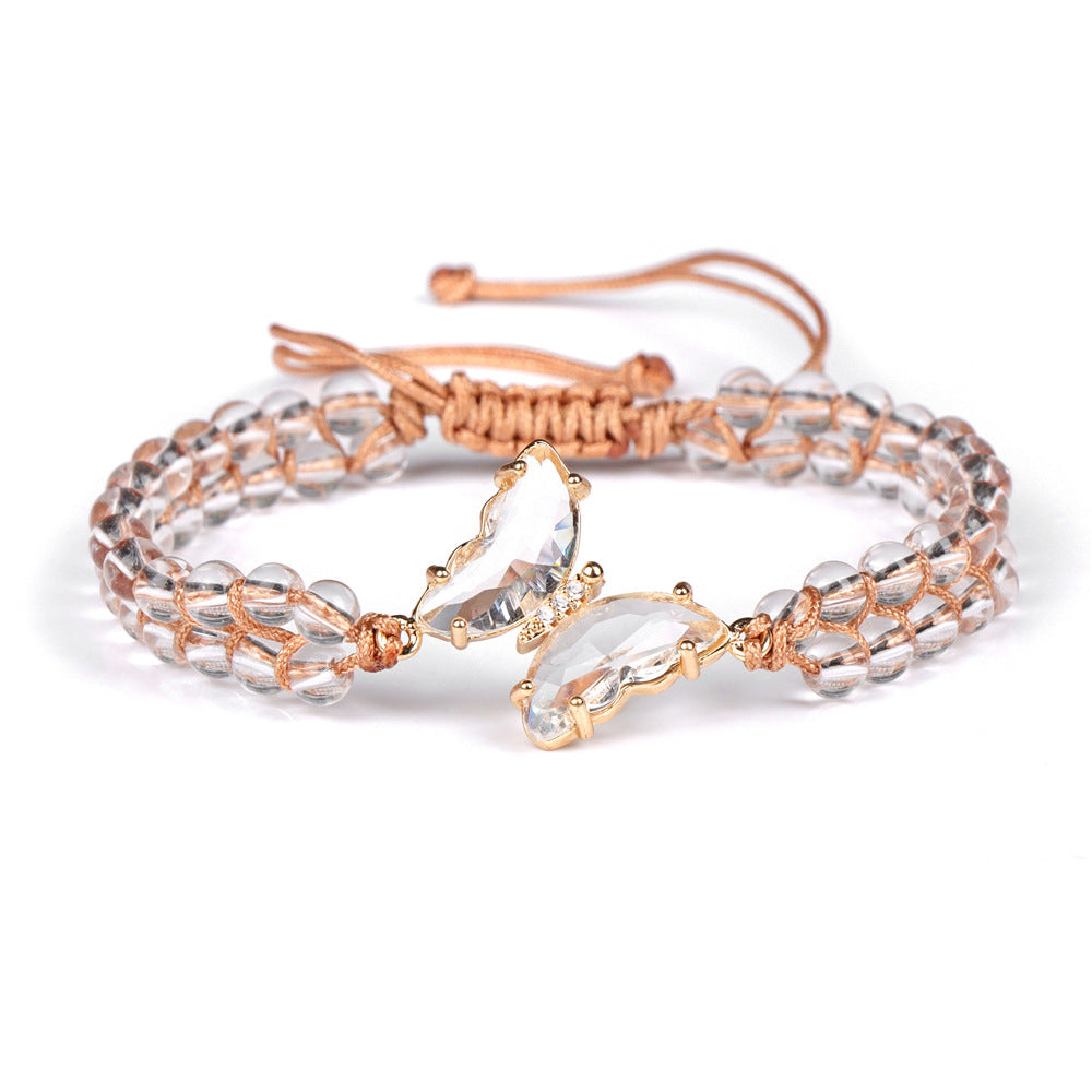 Healing Crystal Butterfly Bracelet