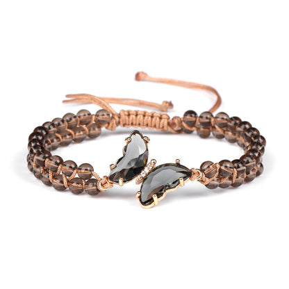Healing Crystal Butterfly Bracelet