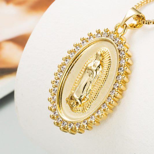 [best gift] Pendant of the Virgin Mary's patronage