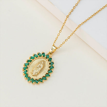 [best gift] Pendant of the Virgin Mary's patronage