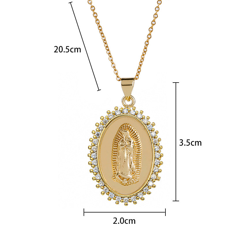 [best gift] Pendant of the Virgin Mary's patronage