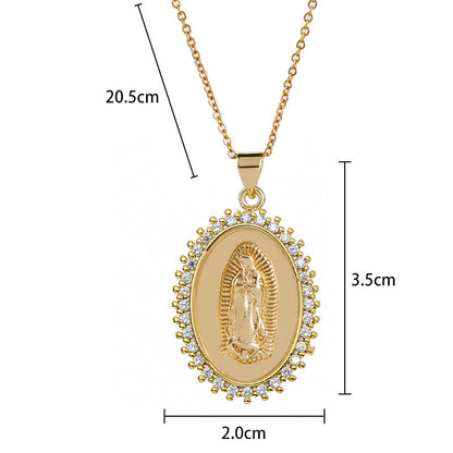 [best gift] Pendant of the Virgin Mary's patronage