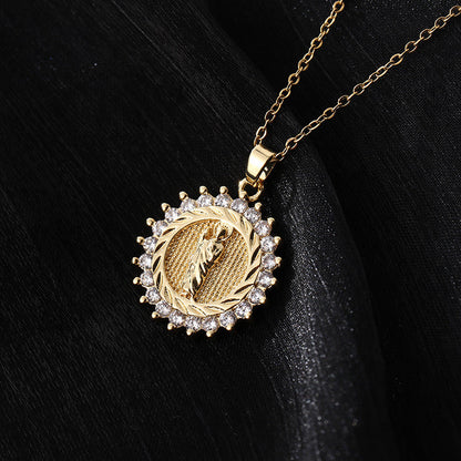 [best gift] Pendant of the Virgin Mary's patronage