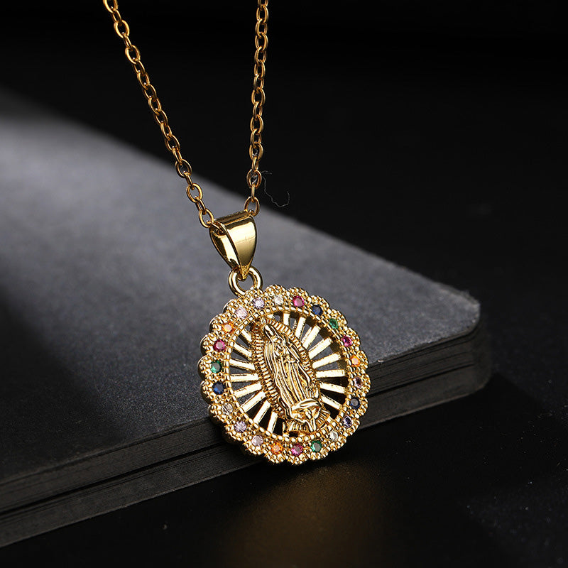 [best gift] Pendant of the Virgin Mary's patronage