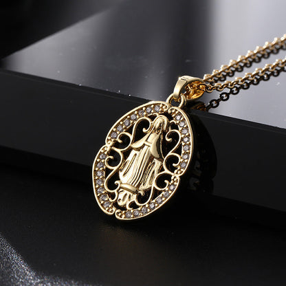[best gift] Pendant of the Virgin Mary's patronage