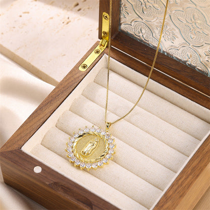[best gift] Pendant of the Virgin Mary's patronage