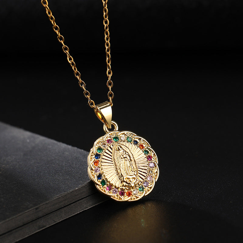 [best gift] Pendant of the Virgin Mary's patronage