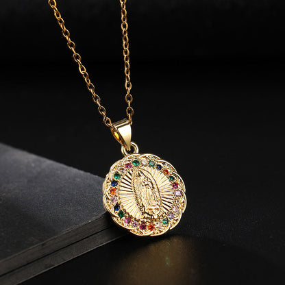 [best gift] Pendant of the Virgin Mary's patronage