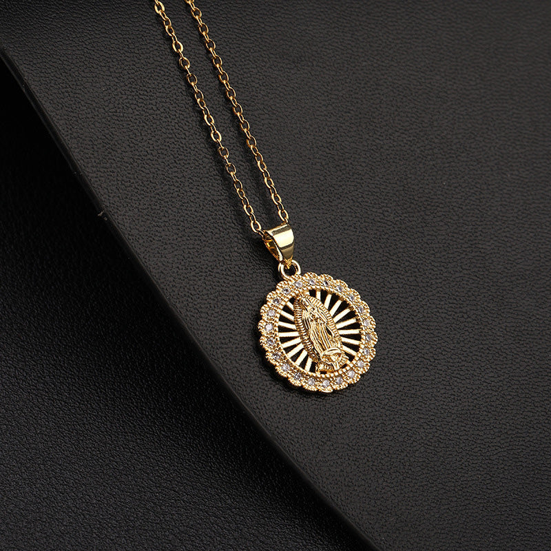 [best gift] Pendant of the Virgin Mary's patronage