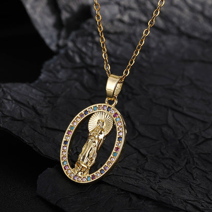 [best gift] Pendant of the Virgin Mary's patronage