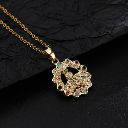 [best gift] Pendant of the Virgin Mary's patronage