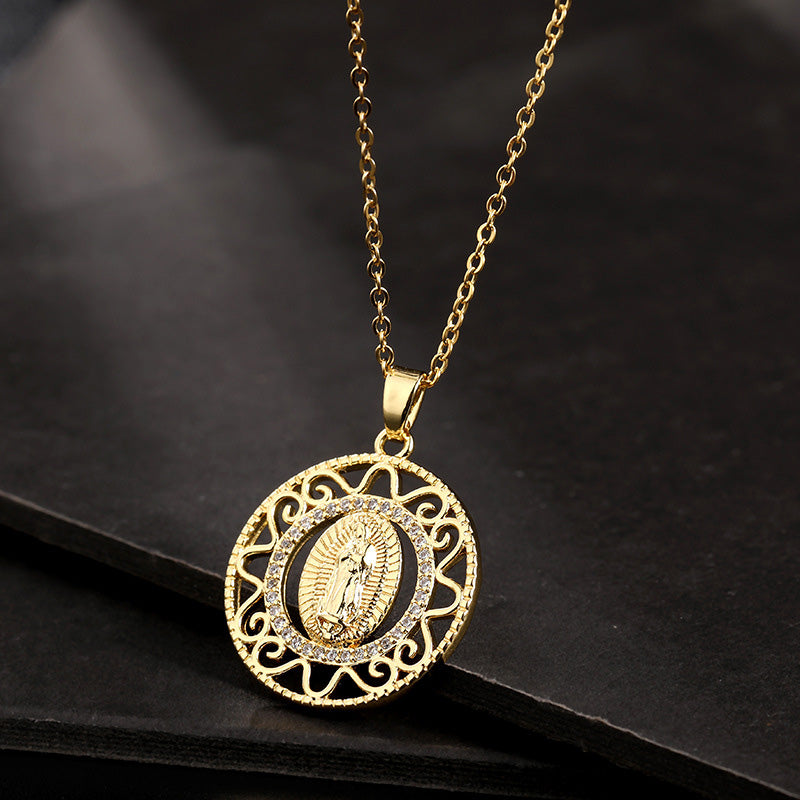 [best gift] Pendant of the Virgin Mary's patronage
