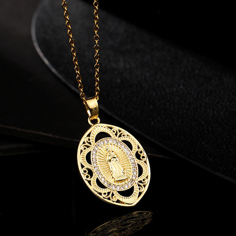 [best gift] Pendant of the Virgin Mary's patronage
