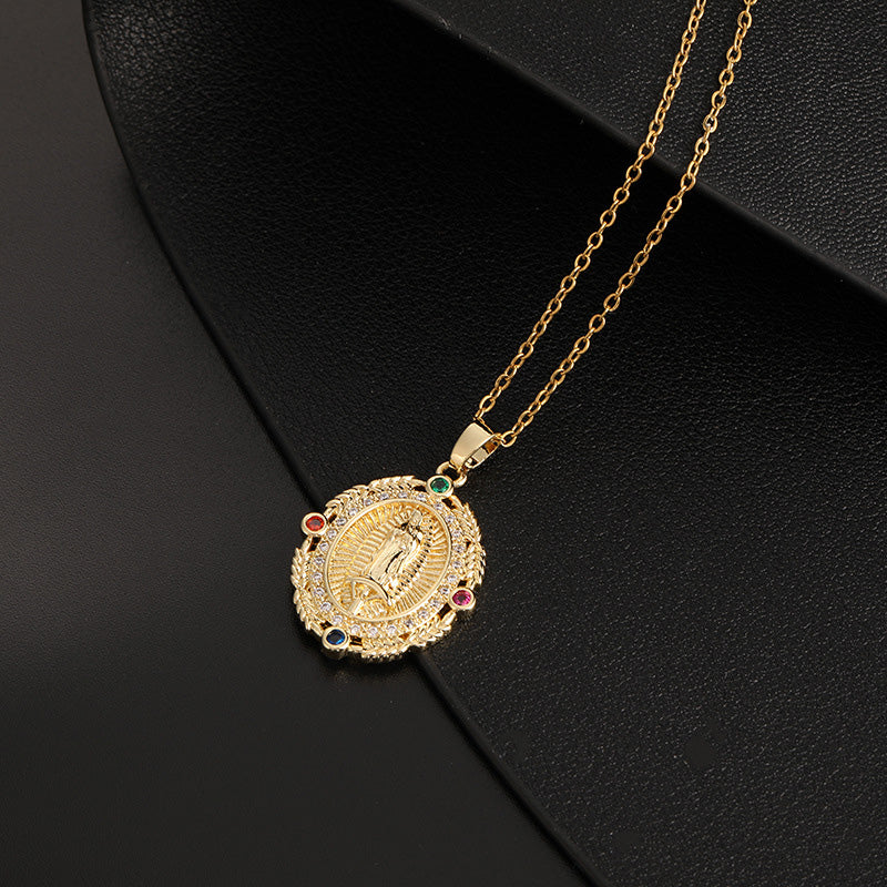 [best gift] Pendant of the Virgin Mary's patronage